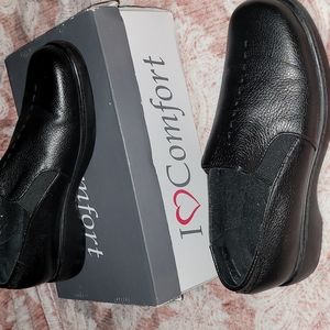 Majestic Black Work Shoes